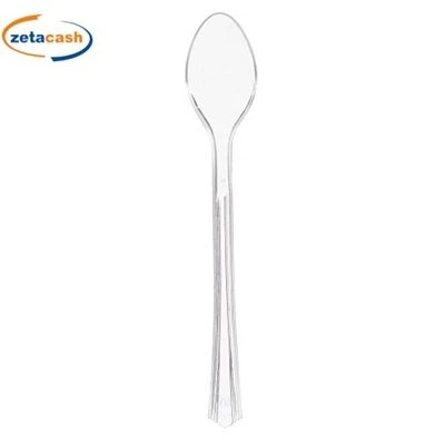 CUCCHIAINI 50 PEZZI IN PLASTICA TRASPARENTI 1 CUCCHIAINI 50 PEZZI IN PLASTICA TRASPARENTI