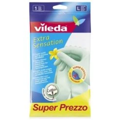 GUANTI VILEDA EXTRASENSIBILI IN LATTICE MISURA L9