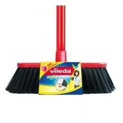 SCOPA VILEDA UNIVERSALE CON MANICO ROSSO