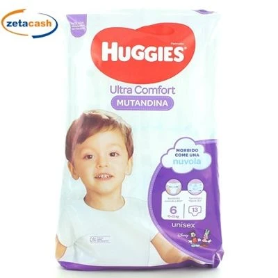 HUGGIES MUTANDINA TAGLIA 6 DA 15 A 25 KG UNISEX 13 PEZZI 1 HUGGIES MUTANDINA TAGLIA 6 DA 15 A 25 KG UNISEX 13 PEZZI