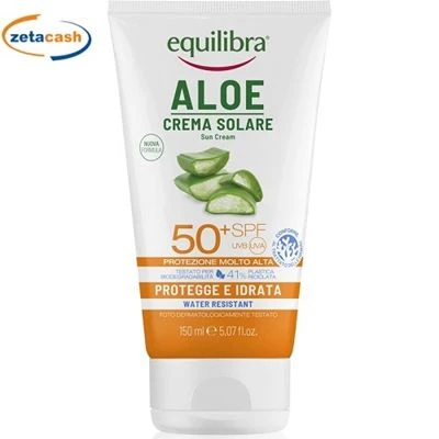 CREMA SOLARE ALOE VERA PROTEZIONE 50 1 CREMA SOLARE ALOE VERA PROTEZIONE 50