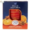 CANDELA PROFUMATA ARANCIA E CANNELLA FELCE AZZURRA 120 GR