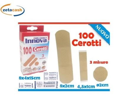 CONF 100 CEROTTI TRASPIRANTI 3 MISURE 1 CONF 100 CEROTTI TRASPIRANTI 3 MISURE