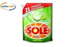 SOLE PIATTI 2 LITRI LIMONE VERDE ECORICARICA