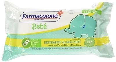 SALVIETTE 72 PEZZI FARMACOTONE BEBE' 1 SALVIETTE 72 PEZZI FARMACOTONE BEBE'