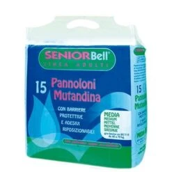 SENIORBELL MEDIA PANNOLINI Per ADULTI 15 PEZZI 40 A 70 KG