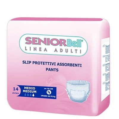 SENIORBELL SLIP MEDIA SLIP PROTETTIVI ASSORBENTI 14 PEZZI 1 SENIORBELL SLIP MEDIA SLIP PROTETTIVI ASSORBENTI 14 PEZZI