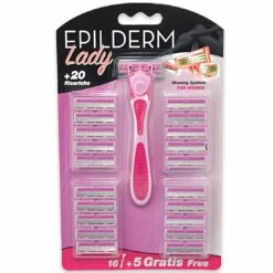 RASOIO LADY 1 UP + 20 RICARICHE EPILDERM