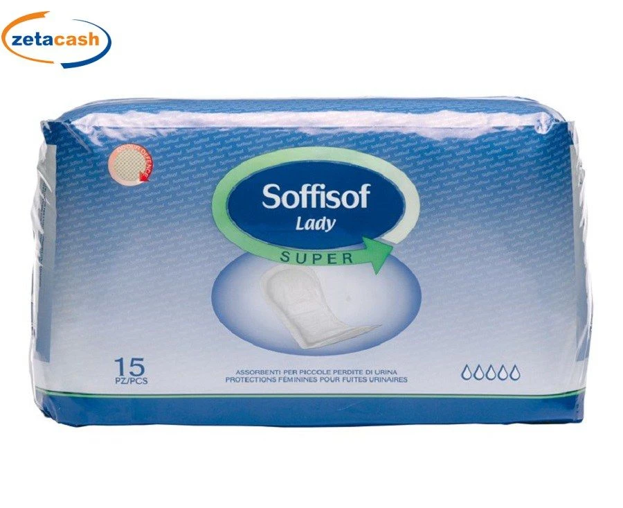 SOFFISOF ASSORBENTI LADY SUPER 15 PEZZI 1 SOFFISOF ASSORBENTI LADY SUPER 15 PEZZI