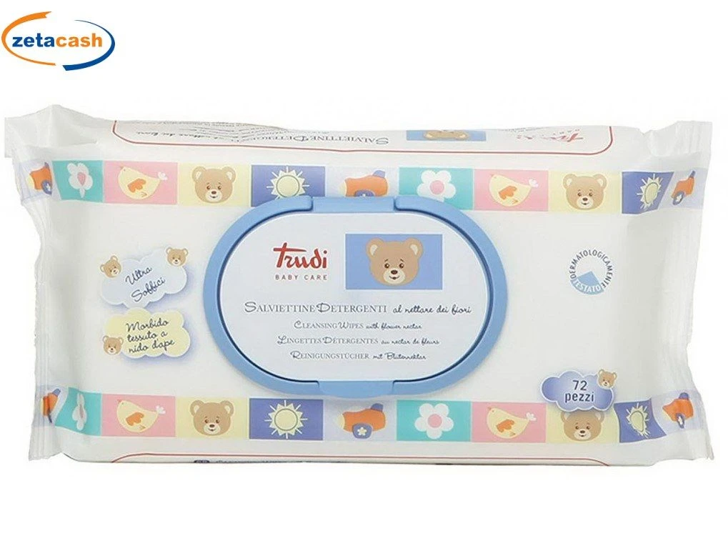 TRUDY SALVIETTINE DETERGENTI 72 PEZZI 1 TRUDY SALVIETTINE DETERGENTI 72 PEZZI