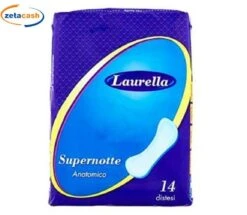 LAURELLA ASSORBENTI SOTTILE NOTTE ANATOMICO 14 PEZZI