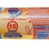SACCHI PATTUMIERA 15 PZ BLU CON MANIGLIA DI CHIUSURA 40 LT