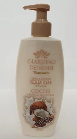 CREMA CORPO NUTRIENTE COCCO E BURRO DI CACAO 400 ML