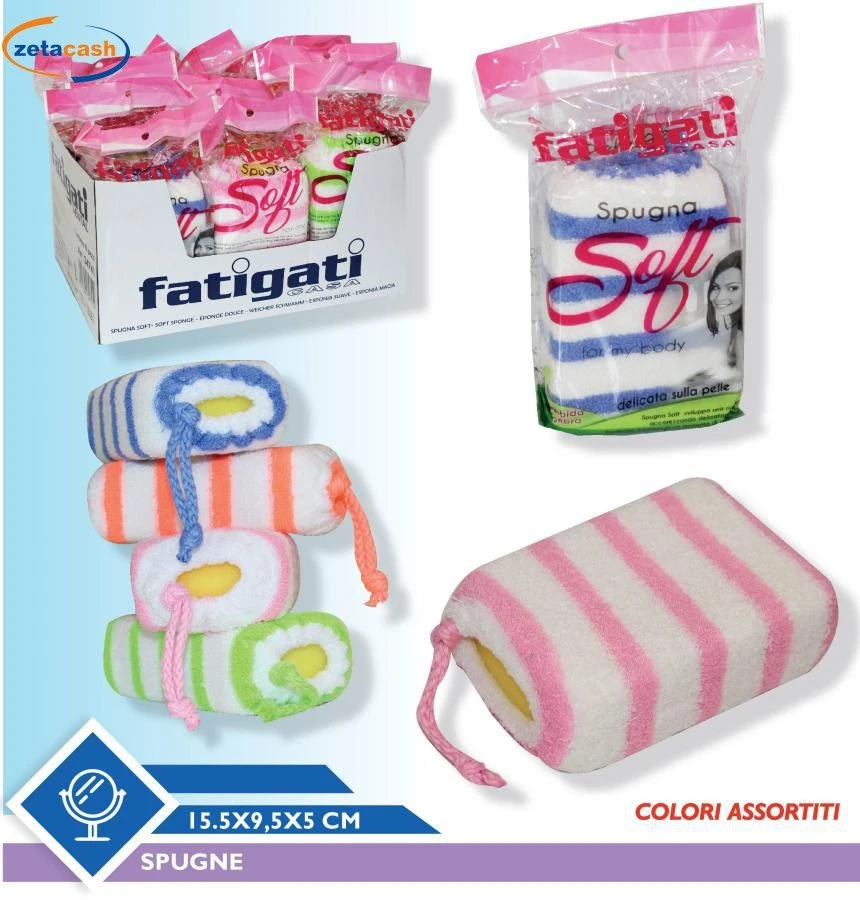 SPUGNA SOFT IN MORBIDA MICROFIBRA 1 SPUGNA SOFT IN MORBIDA MICROFIBRA
