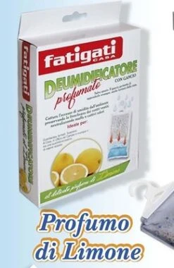 DEUMIDIFICATORE CON GANCIO PROFUMATO LIMONE