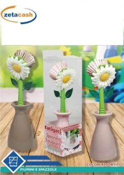 SPAZZOLA LAVAPIATTI MARGHERITA COLORI ASSORTITI