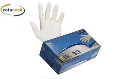 GUANTI MONOUSO IN LATTICE CON POLVERE TG L 100 PEZZI 1 GUANTI MONOUSO IN LATTICE CON POLVERE TG L 100 PEZZI