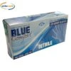 GUANTI IN NITRILE BLU SENZA POLVERE TG L 100 PEZZI