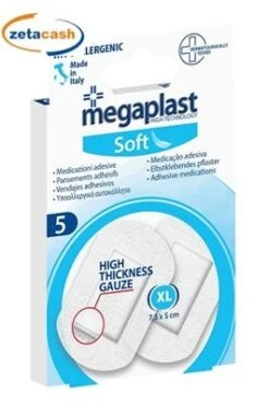 CEROTTI 5 PEZZI MEGAPLAST SOFT XL 7 X 5 CM