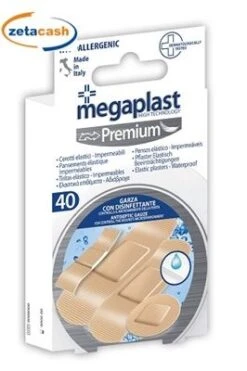 CEROTTI PROTETTIVI 40 PEZZI PREMIUM MEGAPLAST ASSORTITI