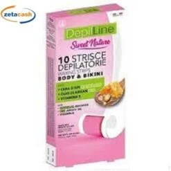 STRISCE DEPILATORIE BODY E BIKINI PELLI NORMALI 10 PEZZI