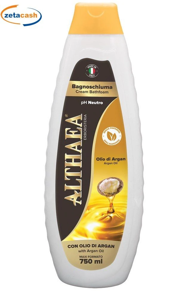 BAGNOSCHIUMA CON OLIO DI ARGAN 750 ML 1 BAGNOSCHIUMA CON OLIO DI ARGAN 750 ML