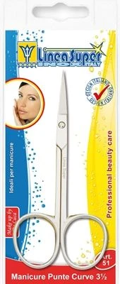 FORBICE MANICURE PUNTA CURVA ACCIAIO