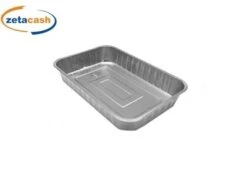 VASCHETTA ALLUMINIO 2 PEZZI 6 PORZIONI SMOOTH WALL