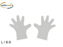 GUANTI MONOUSO TRASPARENTI IN TPE TAGLIA L 100 PEZZI