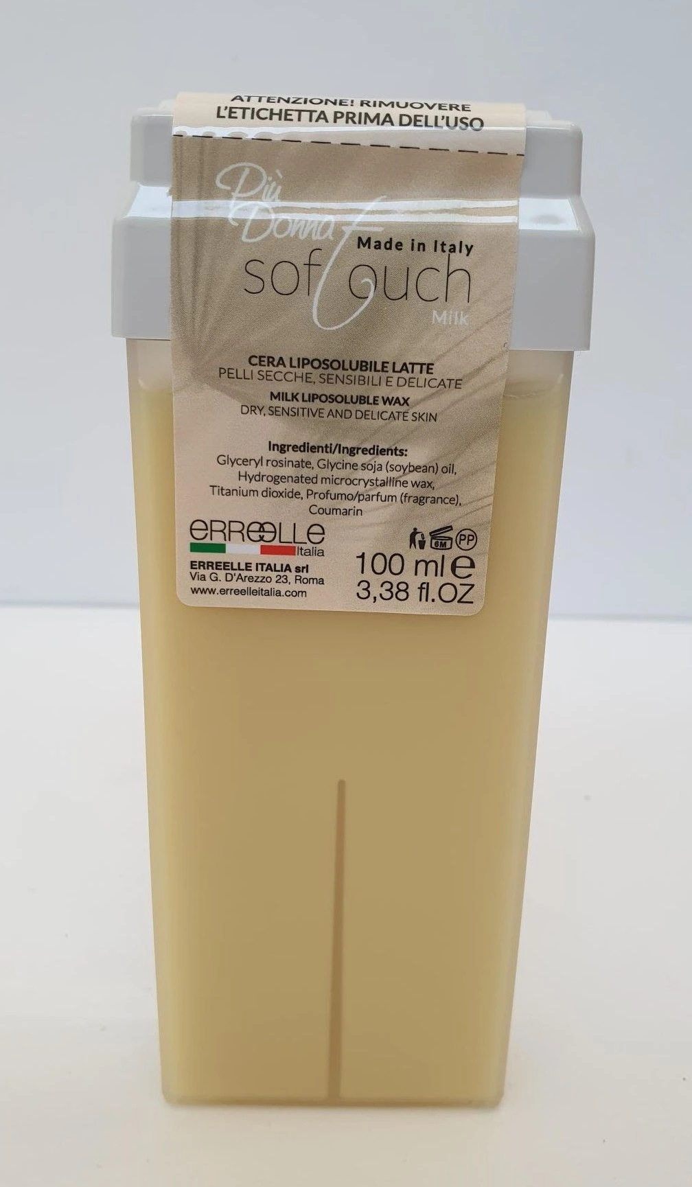 CERA AL LATTE 100 ML. PELLI DELICATE 1 CERA AL LATTE 100 ML. PELLI DELICATE