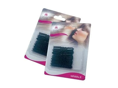 FORCINA METALLO CORTA 50 PEZZI NERA 1 FORCINA METALLO CORTA 50 PEZZI NERA