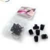 PINZA PER CAPELLI POLIPO MINI NERA 6 PEZZI