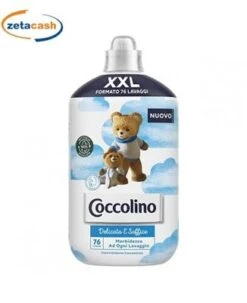 COCCOLINO CONCENTRATO DELICATO E SOFFICE 76 LAVAGGI